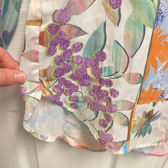 By Anthropologie Colorful Multi Pattern Button Down - Picture 4 of 12